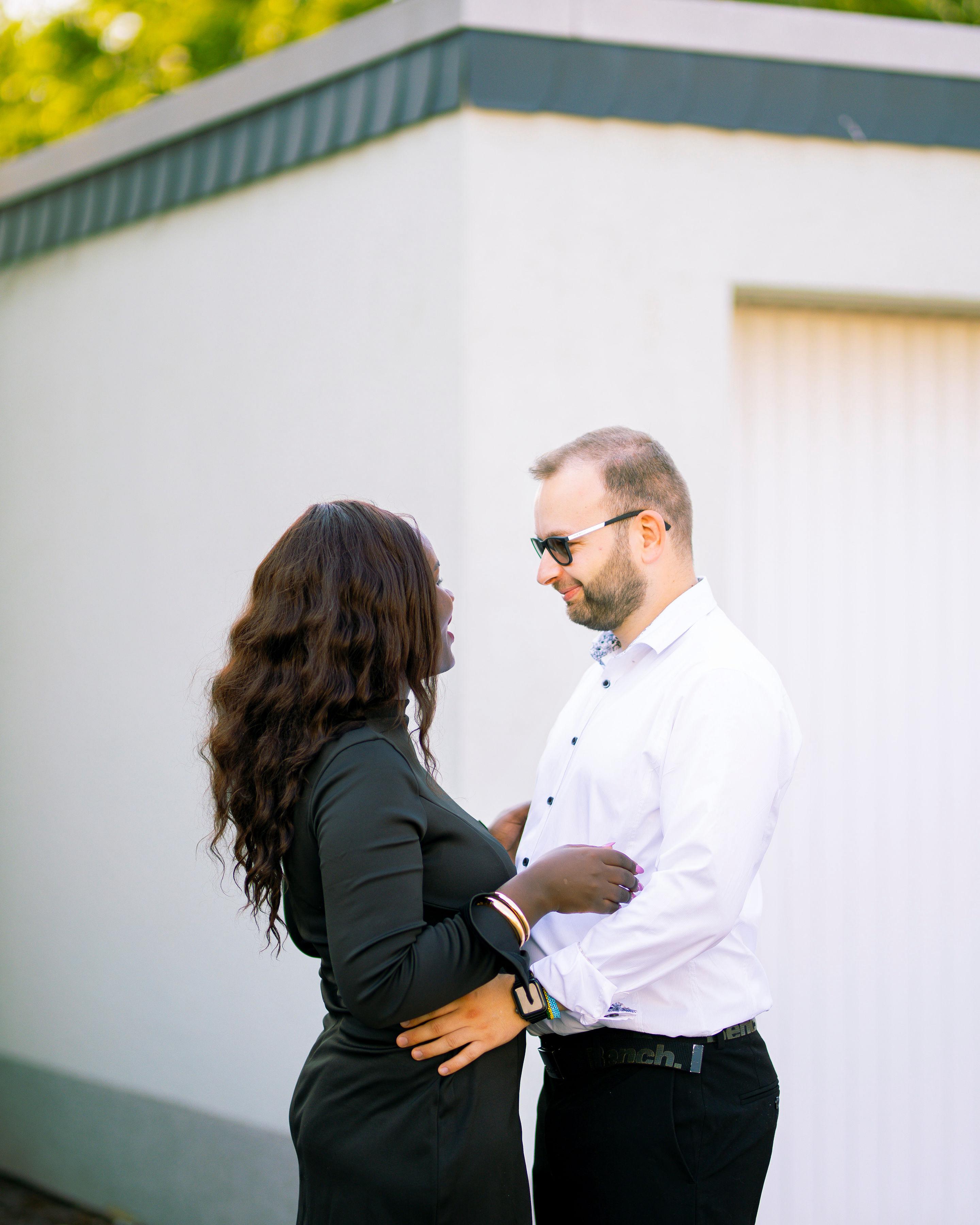 Engagement celebration photo
